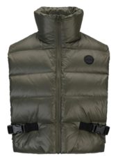 Ella & il Bonnie down vest black/green  one size