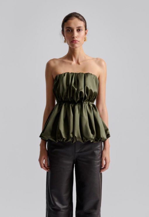 Malina -Charlize pleated balloon blouse