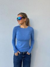 Second female Matima o-neck blå