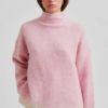 SF Capella knit T-neck rosa