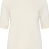 YasLena knit t-skjorte cream og sort