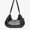 Ganni bou bag hobo medium black