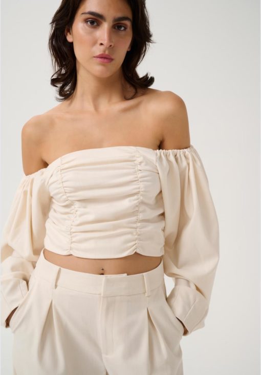 Gestuz Decia blouse off-white