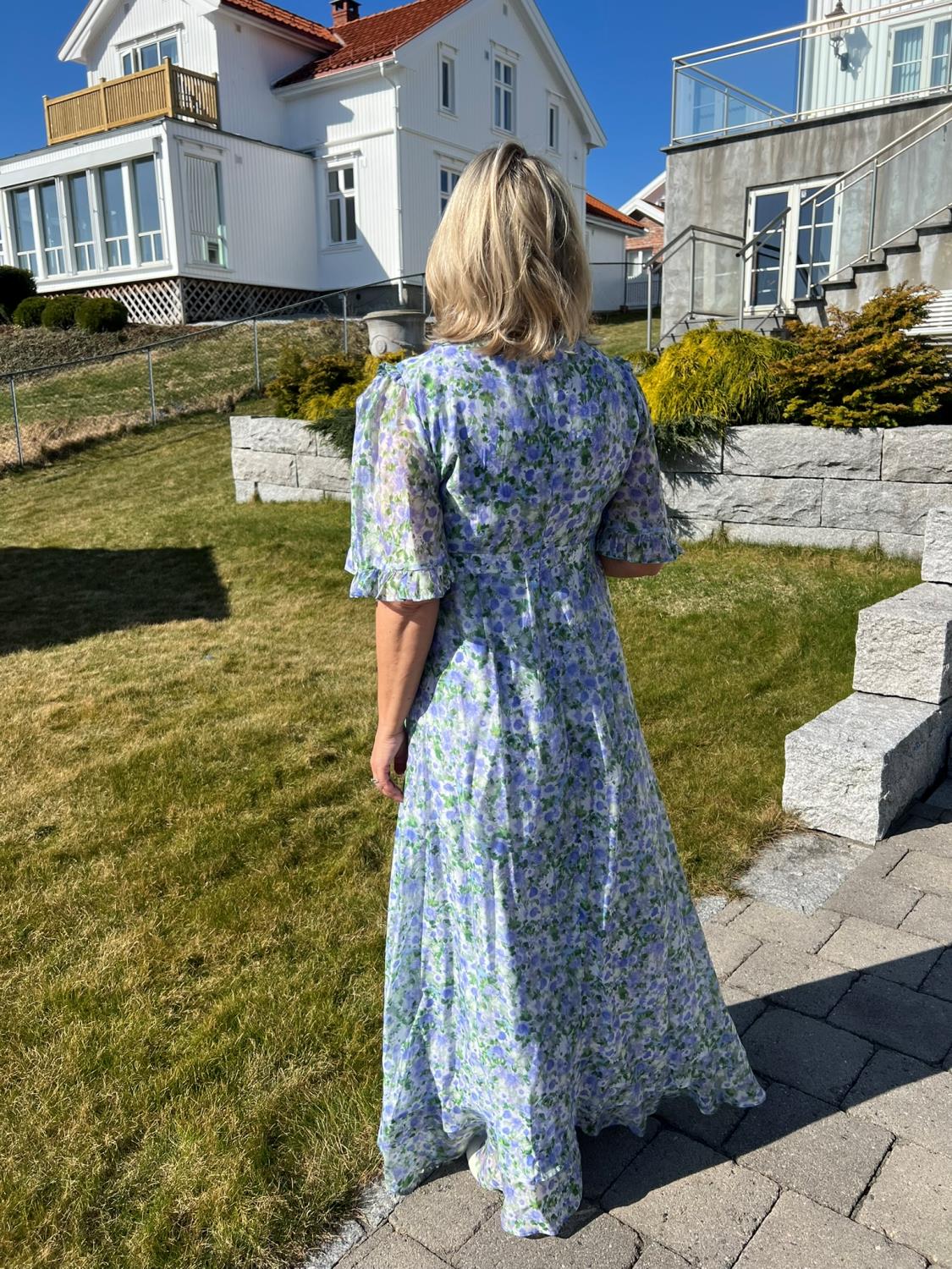 Love lolina Catalina maxi dress lilla blomstrete