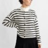 Gestuz Alpha short cardigan stripete