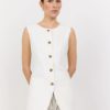 Levete Laura 2 vest / topp off-white