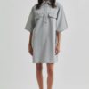 SF Esso dress denim grå