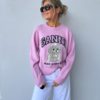 Ganni Graphic wool mix rosa