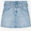 Ganni denim skjørt m/avtagbart belte