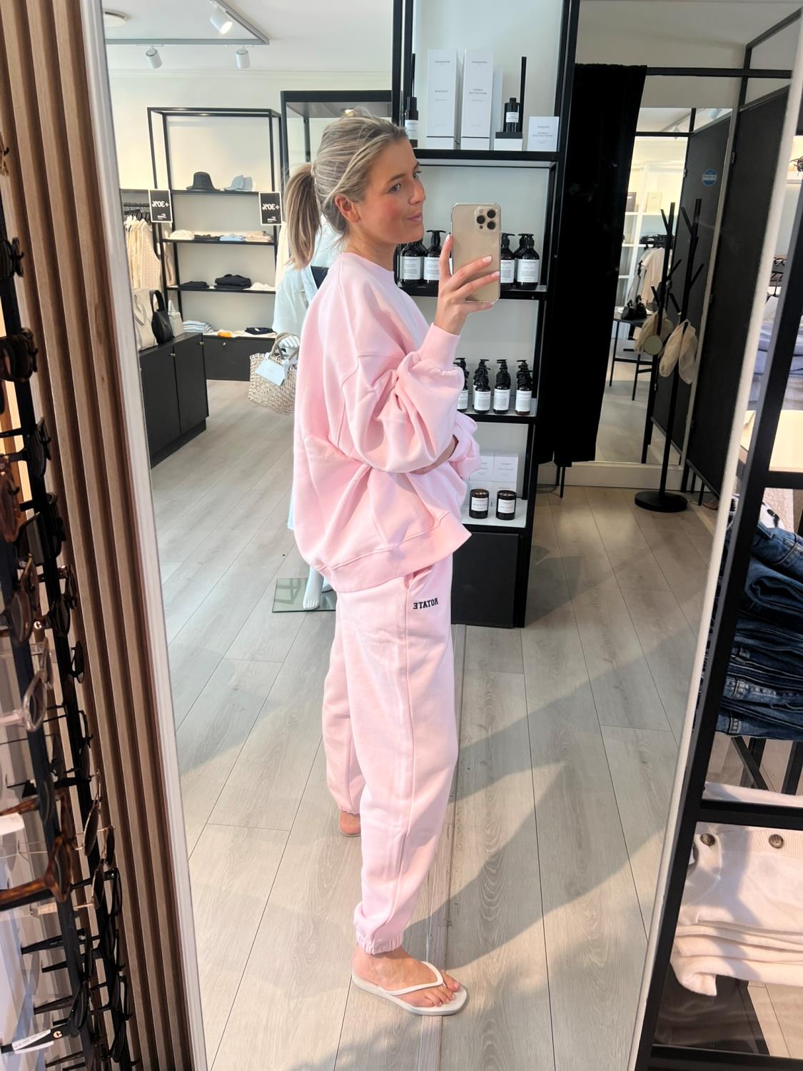 Rotate Heavy sweatpants rosa