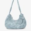 Ganni Bou bag hobo medium blå