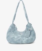 Ganni Bou bag hobo medium blå