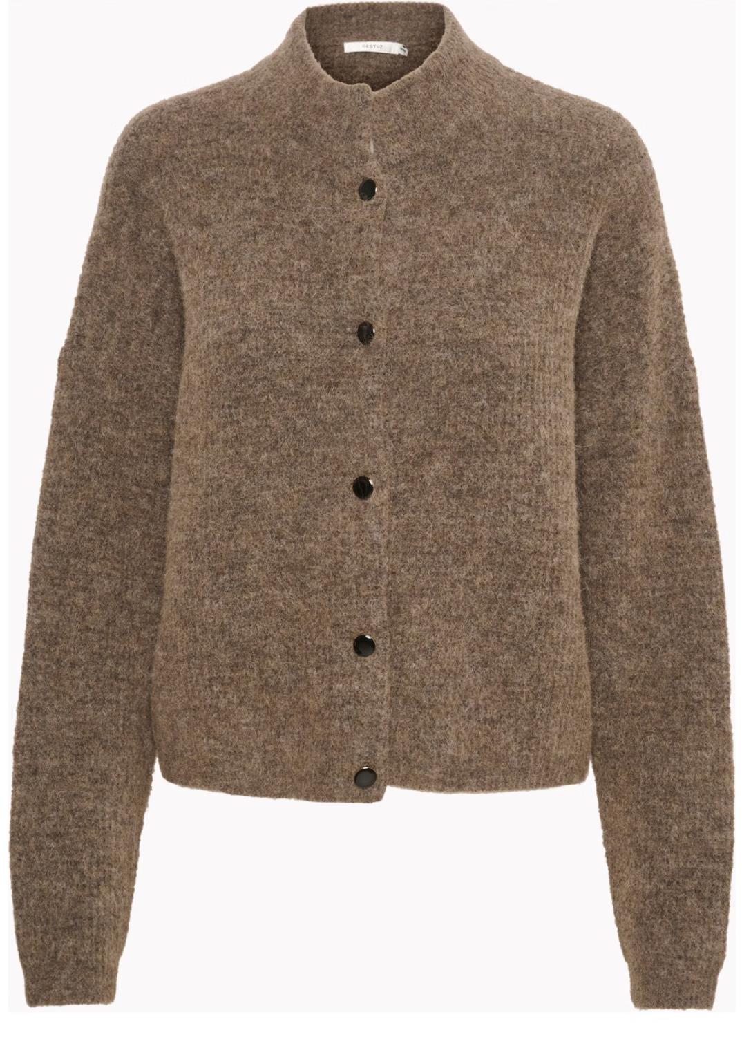 Gestuz Alpha short cardigan brun 25