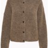 Gestuz Alpha short cardigan brun 25