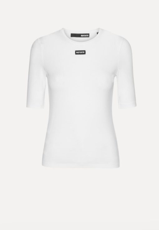 Rotate short sleeve t-skjorte hvit