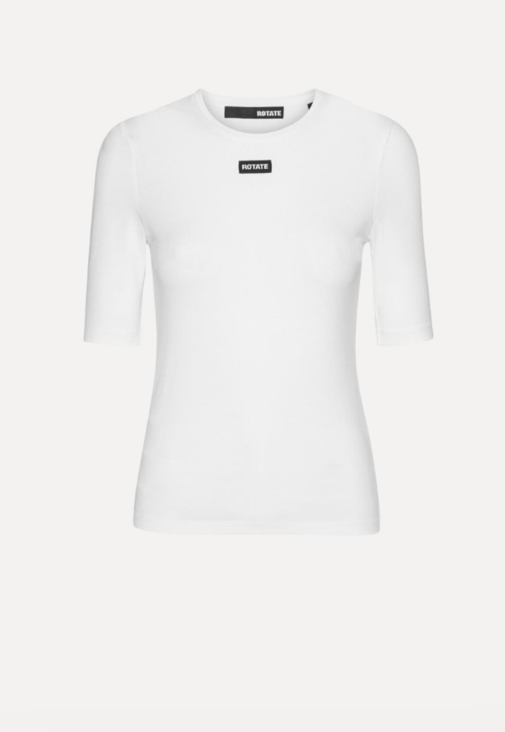 Rotate short sleeve t-skjorte hvit