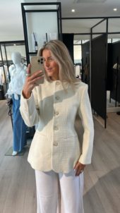 Malina Carol blazer cream