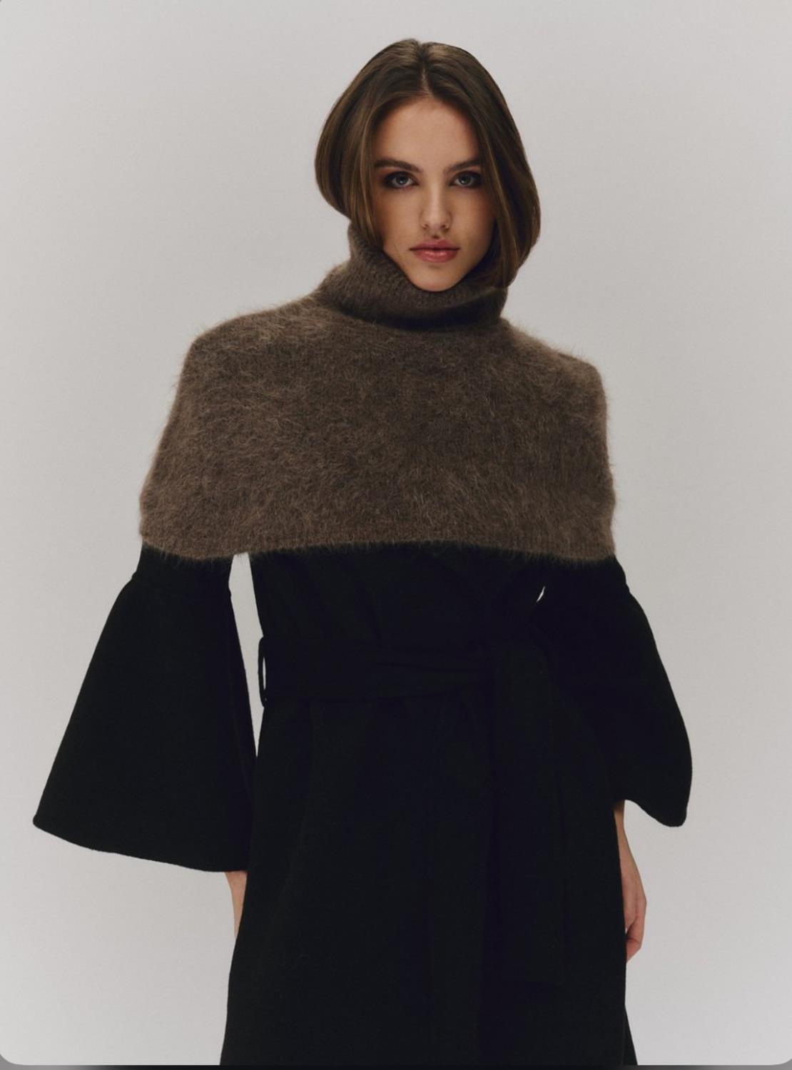 Ella & il Sylvia chunky neck brun