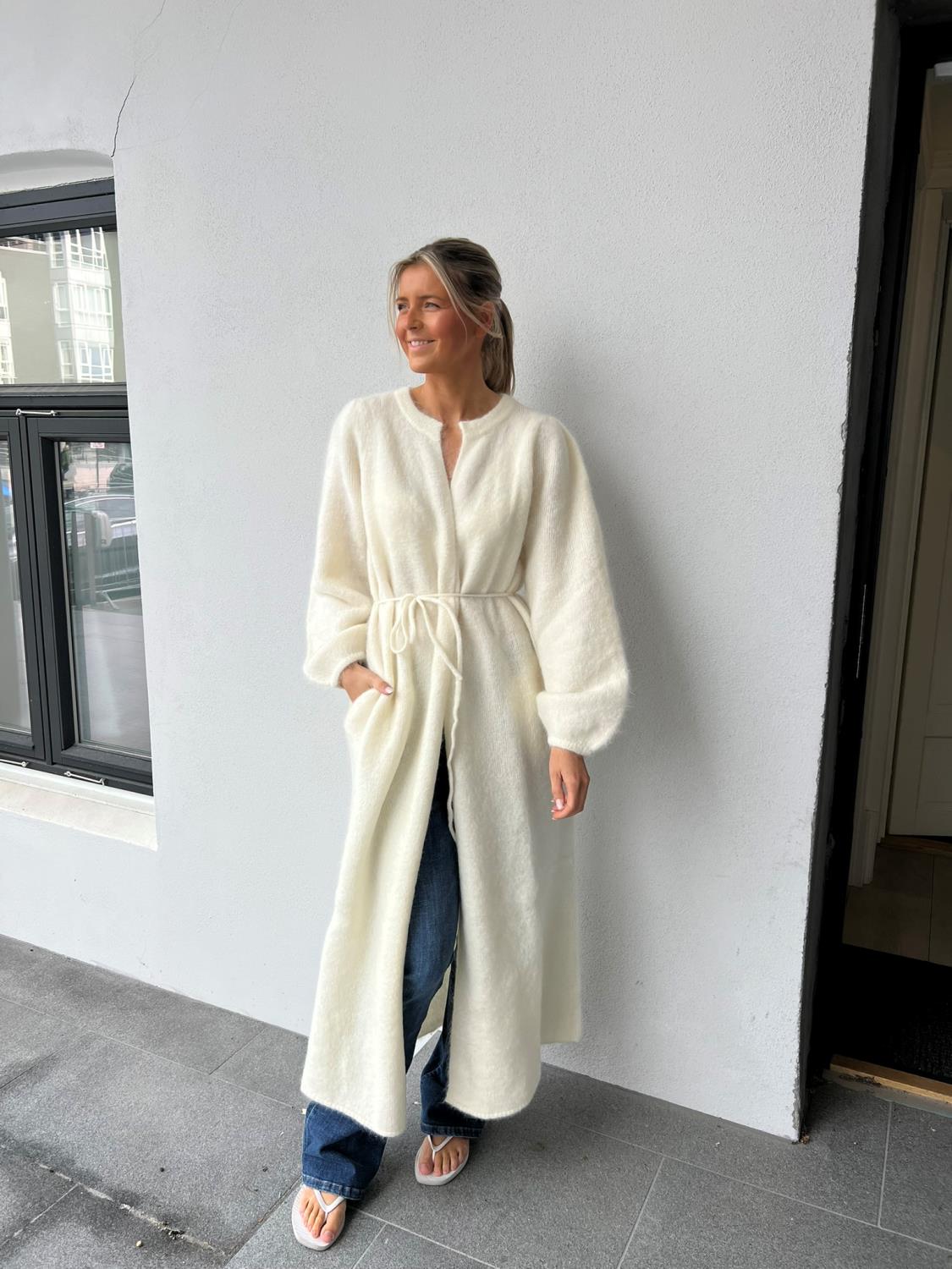 Ella & il Olivia chunky cardigan off-white