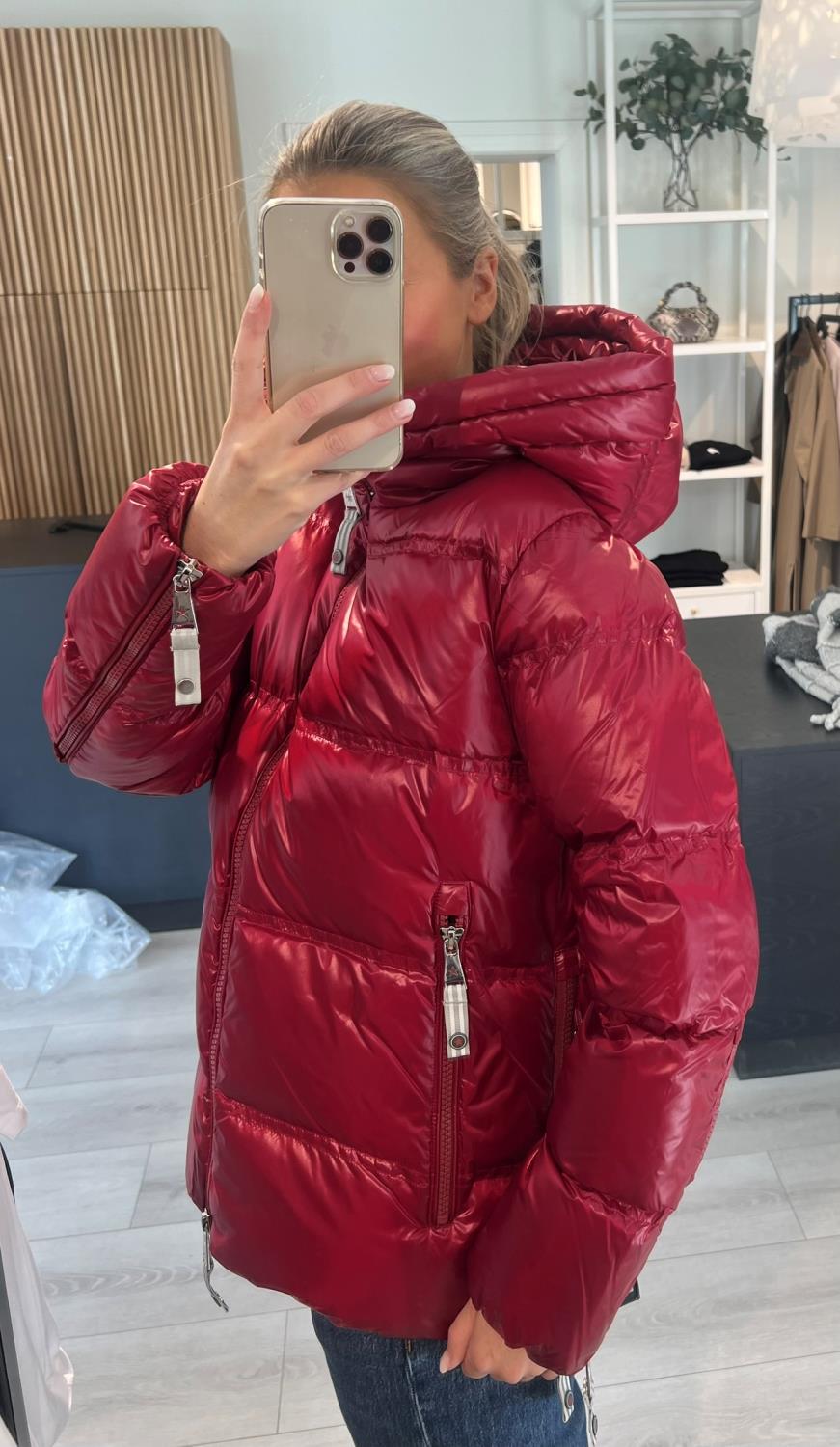 CAYA Erika jakke burgunder aw25