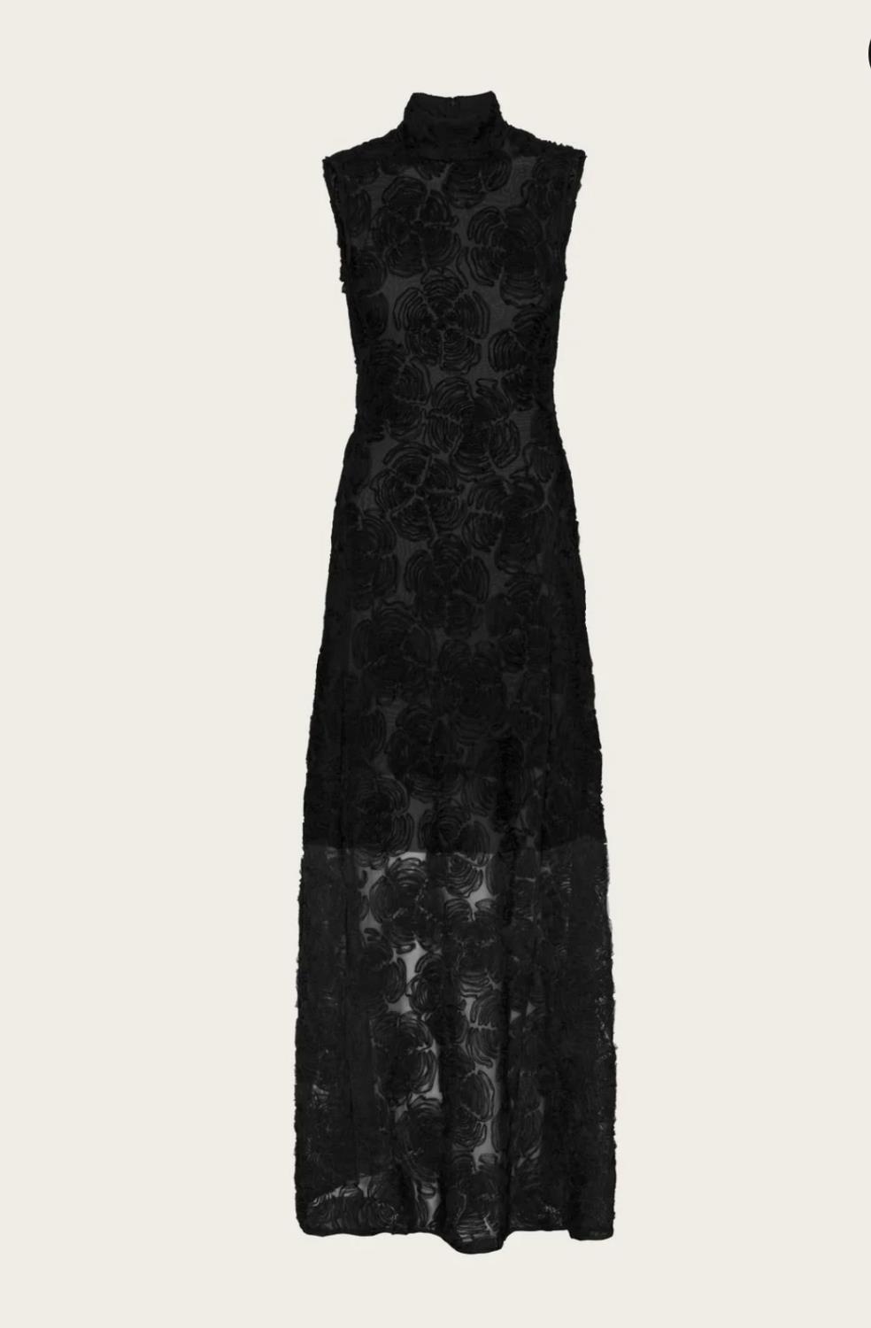 Rotate Flower mesh maxi dress sort