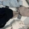 Noma Sophie wool skjerf beige,grå, sort, lys brun