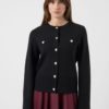 YasPimi ls knit cardigan sort
