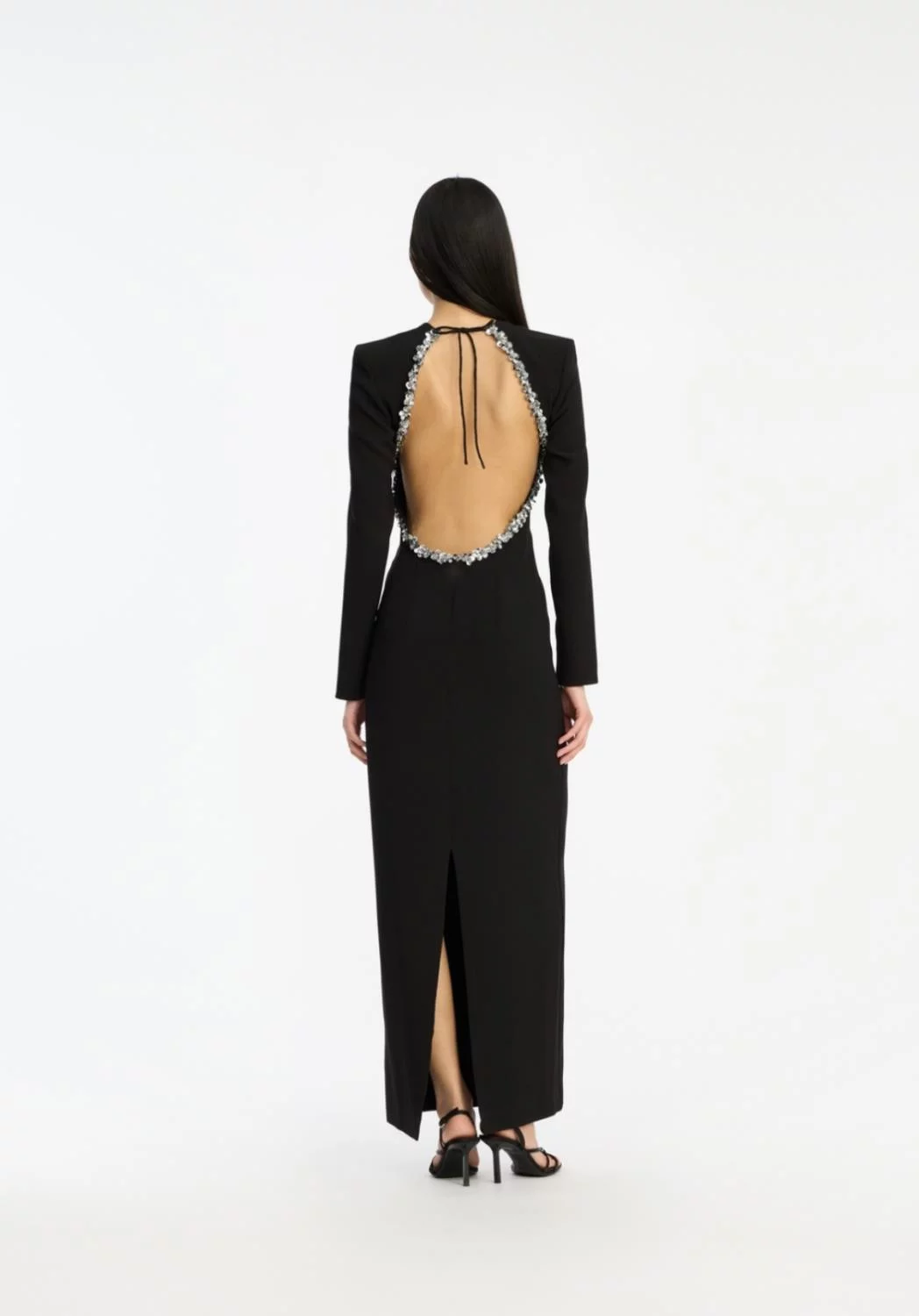 Rotate Crepe Open Back Dress Sort