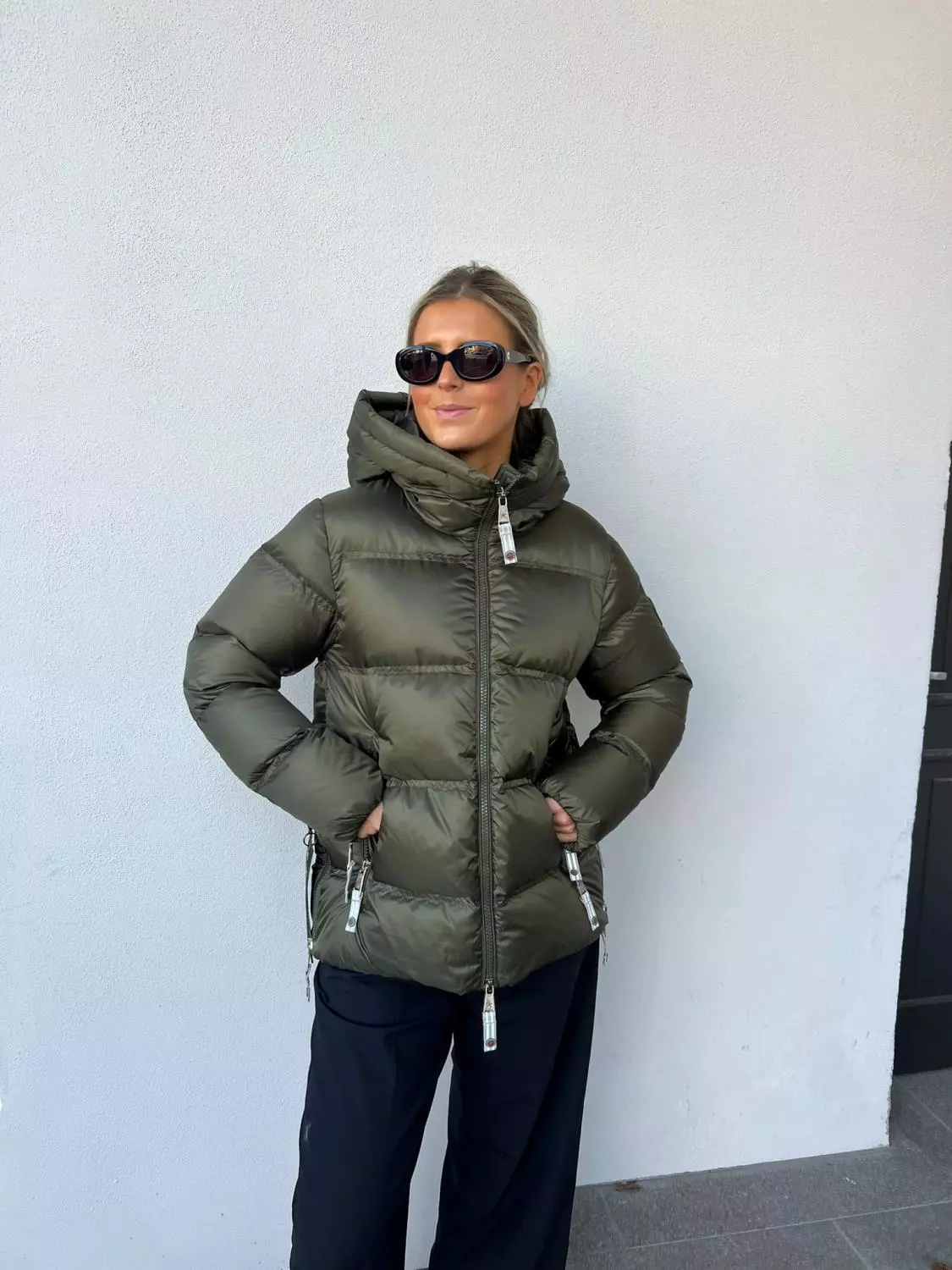 Caya Erika pinewood/grønn matt og sort