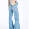 Rotate Flared highwaisted jeans denim
