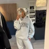 Rotate Heavy sweat hoodie lys grå