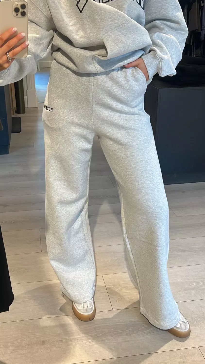 Rotate Heavy sweatpants lys grå