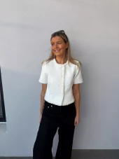 Love lolina Abeline top white