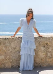 Love lolina Jenna maxi dress light blue