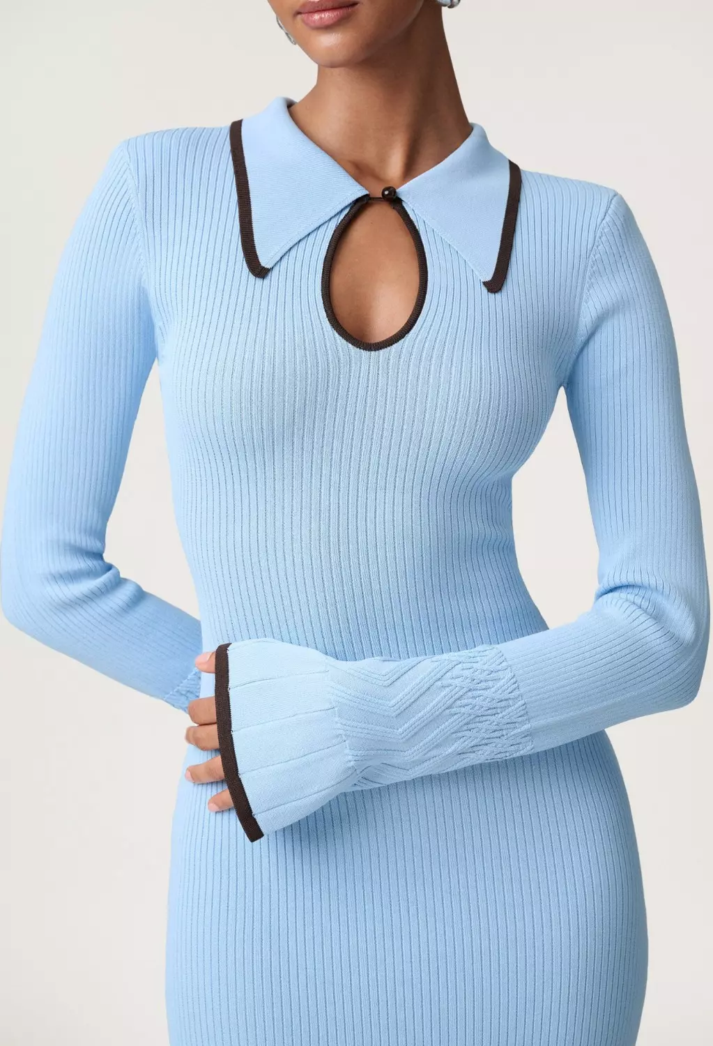 Adoore Aosta dress light blue