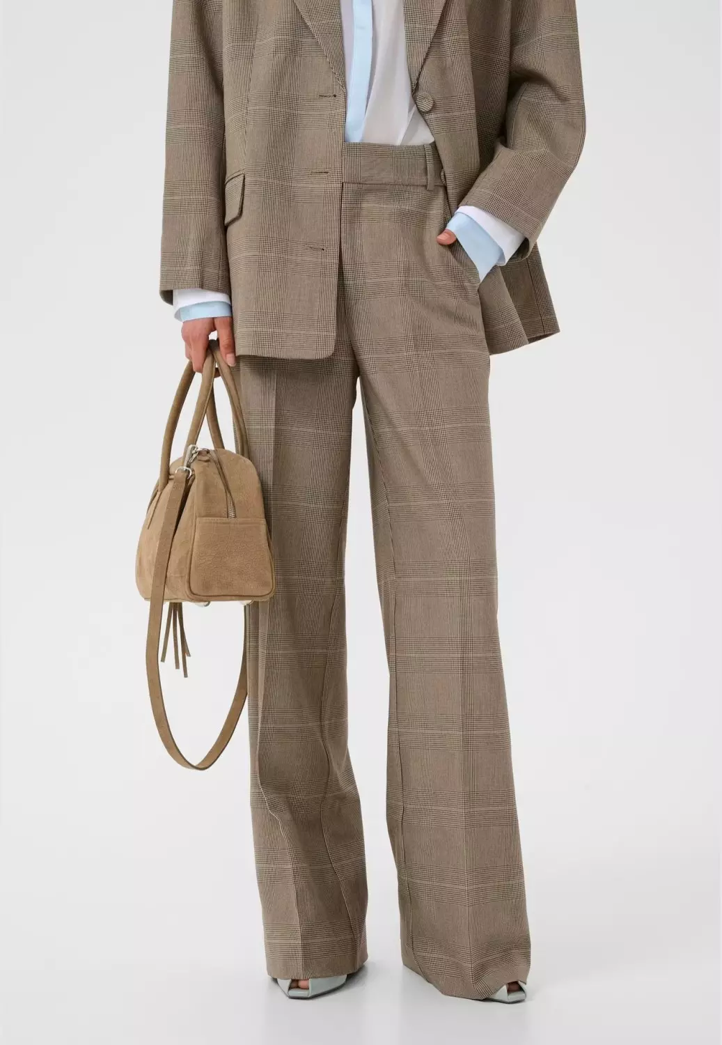 Gestuz evaldi MW pants rutete biege