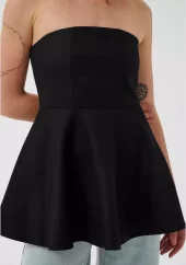 Gestuz Titta corsage topp sort