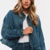 Ella & il betty denim jacket denim medium wash