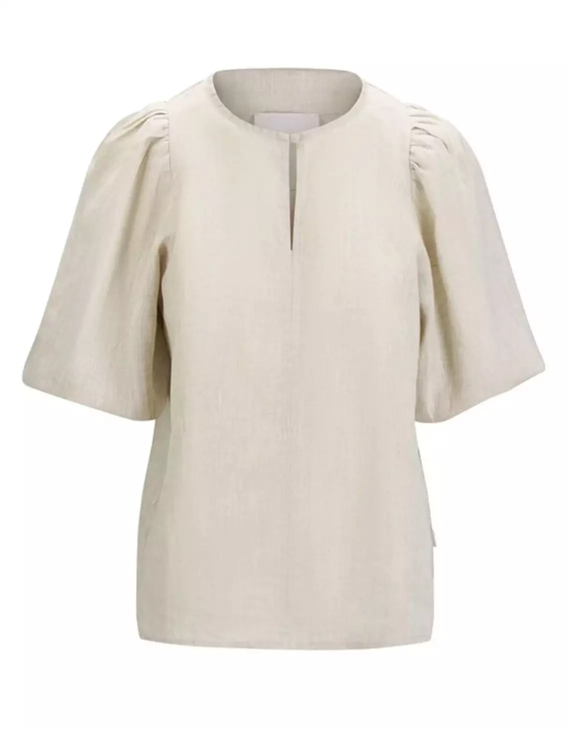 Ella & il Anna linen top beige melange