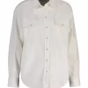 Gant Rel pocket denim ls shirt off-white
