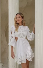 Love lolina Arden mini dress white
