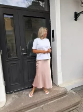 Ahlvar Gallery Hana Skirt Dusty Pink