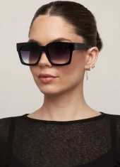 OTRA Alba Solbriller Sort og Olive