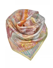 Noma store silkeskjerf 65x65