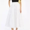 Rotate Flower skirt off-white