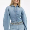 Rotate Denim Fitted Shirt