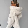 CAYA Ginny shaggy short off-white
