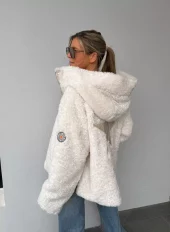 CAYA Ginny shaggy short off-white