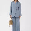 Gestuz Wendi blazer dusty blue