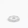ANI Double Sopra Pave Ring Sølv